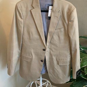 NWT - Khaki Men's Banana Republic fully linet sport coat - Size 40S